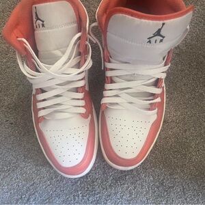 Jordan Sneakers White and Orange